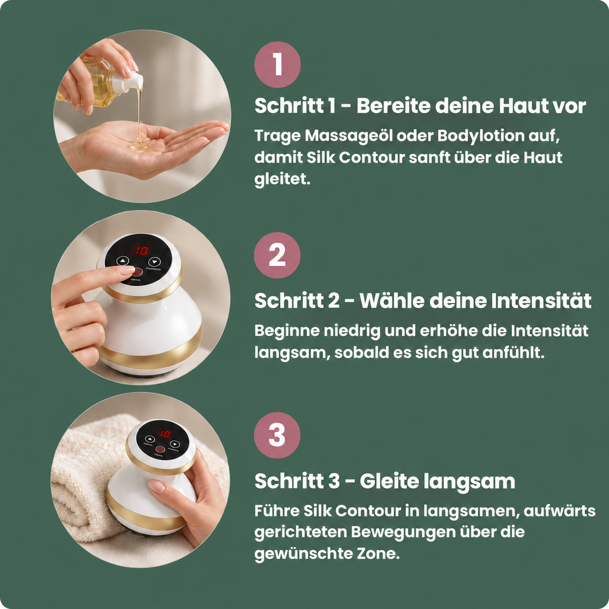 SilkContour™ Anti-Cellulite Massagegerät